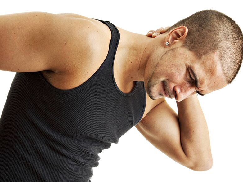 Bolest v krční páteři je hlavním příznakem osteochondrózy